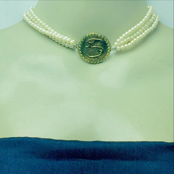 Afghan Tribal Golden Coin Choker With Earrings and Ring ,Coins Jewelry Set - Picture 1 of 9